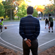 Somali-American boys play basketball in Currie Park in Cedar-Riverside. Public courts aren’t an option for most girls in the community. Craig Lassig/AP Images.